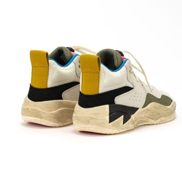 BrandBlack Villian Sneakers NIB luxury basketball shoes trainers men’s 8.5 - Picture 13 of 16